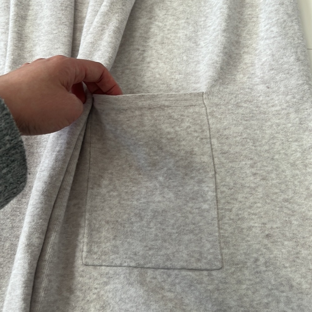 Ann Taylor Shawl Open Cardigan in Light Neutral Heather XS - Picture 2 of 10